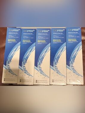Icepure RWF3500A Refrigerator Water Filter - White (Pack of 5)